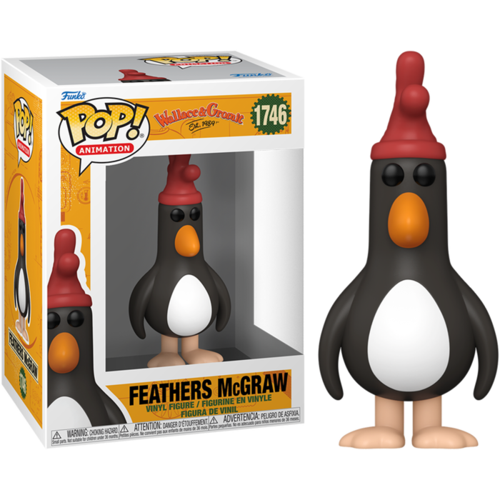 Wallace &amp; Gromit: Vengeance Most Fowl - Feathers McGraw Pop! Vinyl Figure