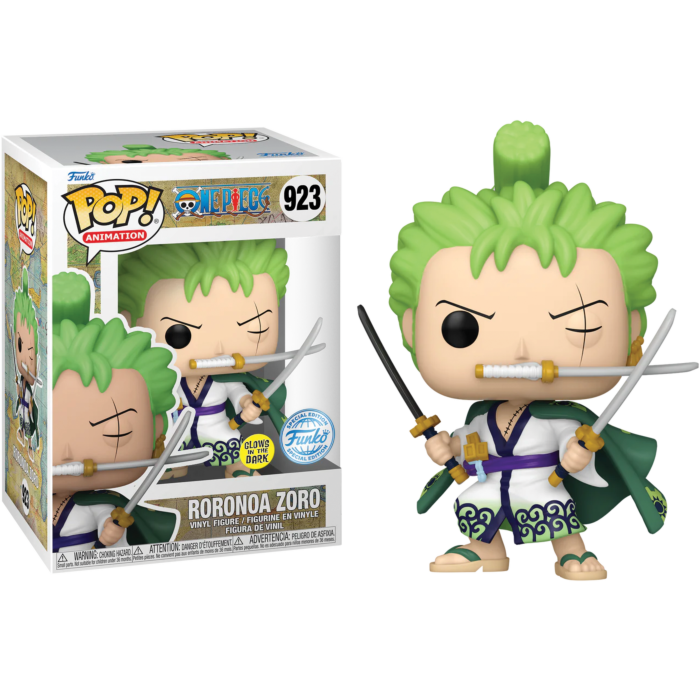 One Piece - Roronoa Zoro with Swords Glow-in-the-Dark Pop! Vinyl Figure