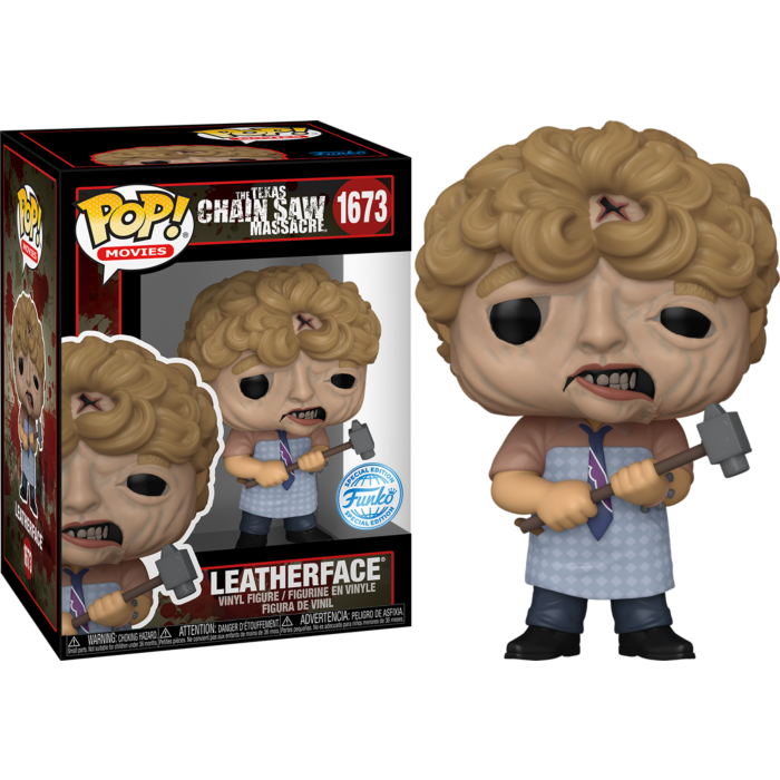 The Texas Chainsaw Massacre - Leatherface with Hammer 50th Anniversary Pop! Vinyl Figure