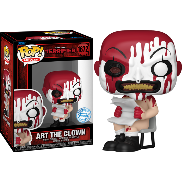 Terrifier - Art the Clown with Newspaper Pop! Vinyl Figure