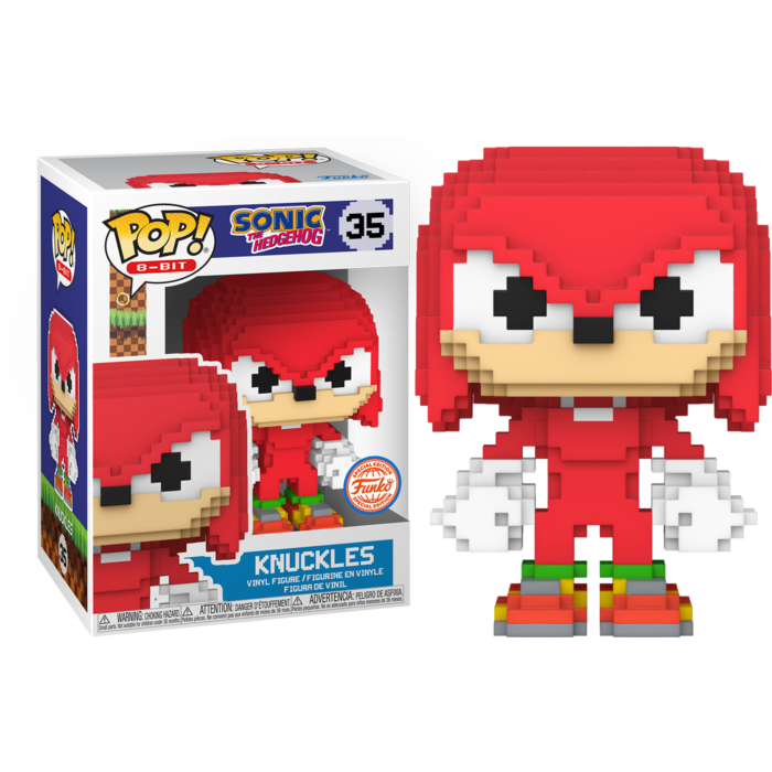 Sonic the Hedgehog - Knuckles 8-Bit Pop! Vinyl Figure