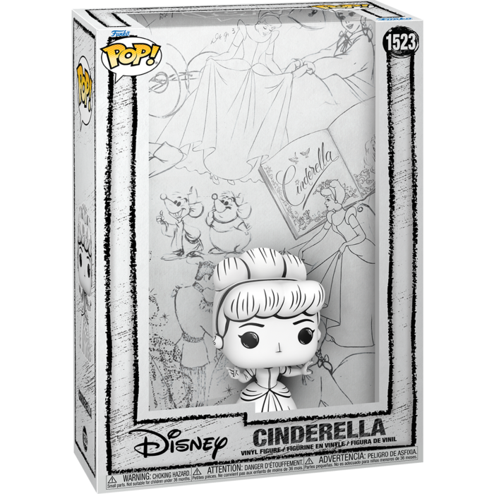 Disney: Sketched - Cinderella Pop! Covers Vinyl Figure