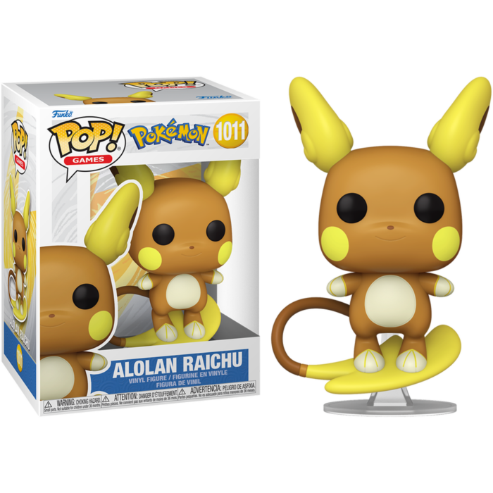 Pokemon - Alolan Raichu Pop! Vinyl Figure
