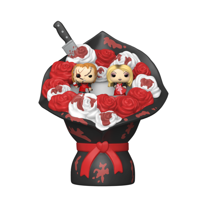 Child&#39;s Play - Chucky &amp; Tiffany Valentines Bouquet Bitty Pop! Vinyl 2-Pack