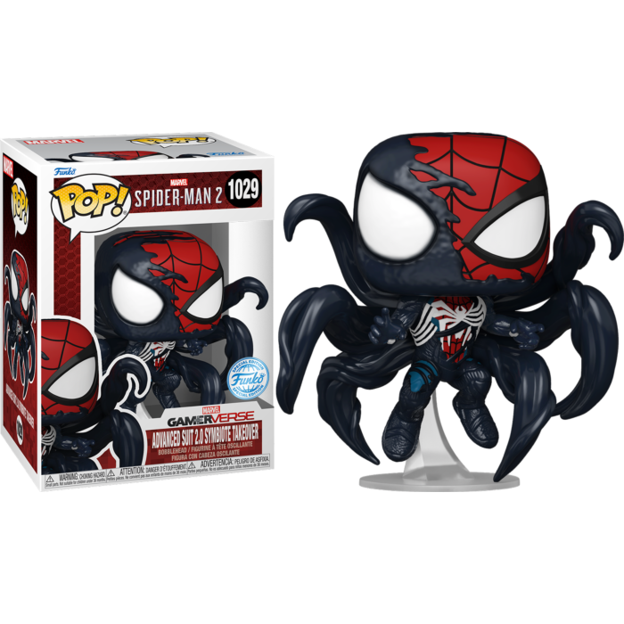 Marvel&#39;s Spider-Man 2 - Advanced Suit 2.0 Symbiote Takeover Pop! Vinyl Figure