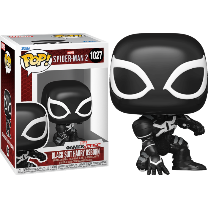 Marvel&#39;s Spider-Man 2 - Black Suit Harry Osborn Pop! Vinyl Figure