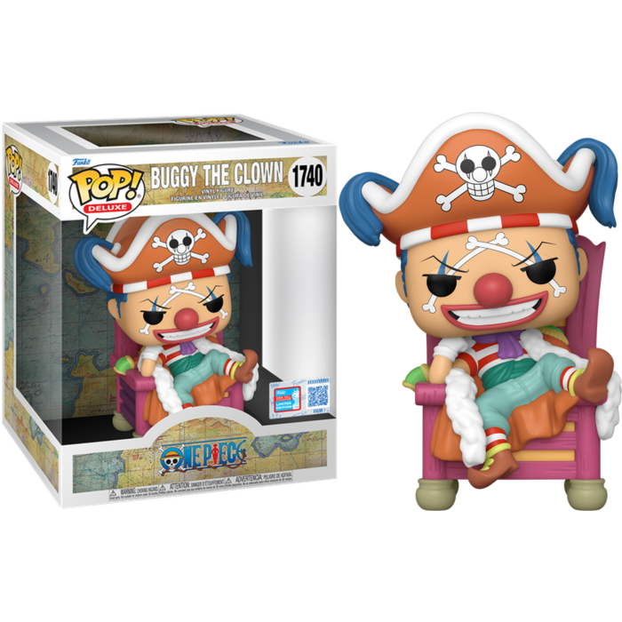 One Piece - Buggy on Throne Deluxe Pop! Vinyl Figure (New York Comic Convention Exclusive 2024)