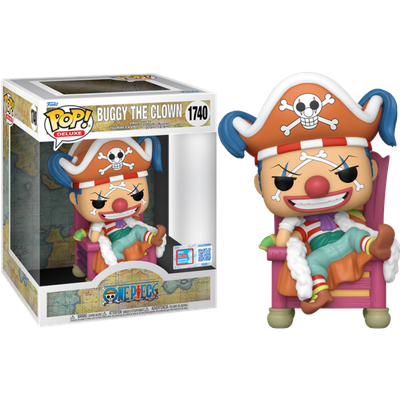 One Piece - Buggy on Throne Deluxe Pop! Vinyl Figure (New York Comic Convention Exclusive 2024)