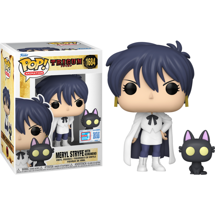 Trigun - Meryl Stryfe with Kuroneko Pop! Vinyl Figure (2024 Fall Convention Exclusive)