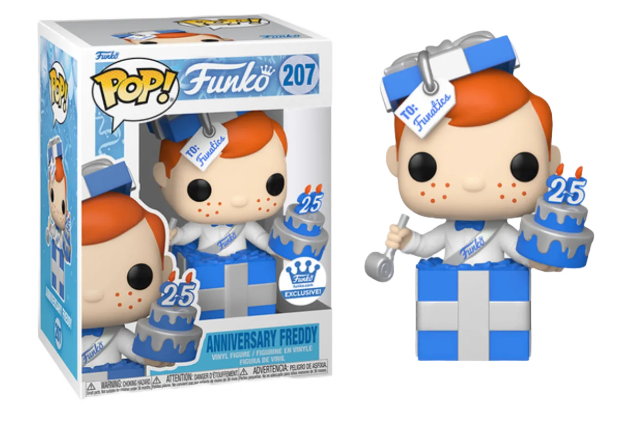Freddy Funko-  Anniversary Freddy  Pop! Vinyl Figure  (Funko Exclusive)