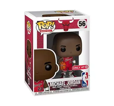 NBA Basketball - Michael Jordan Chicago Bulls Red Rookie Uniform Pop! Vinyl Figure (Only at Target Exclusive Sticker)