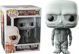 Attack On Titan- Colossal Titan (Black/White) Pop! Vinyl Figure (Box Damaged)