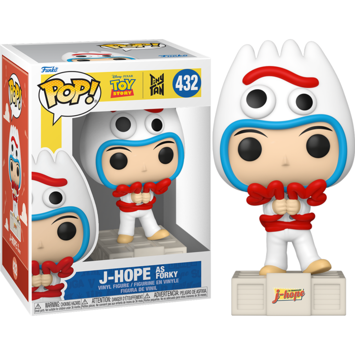 Toy Story x TinyTAN: BTS - J-Hope as Forky Pop! Vinyl Figure