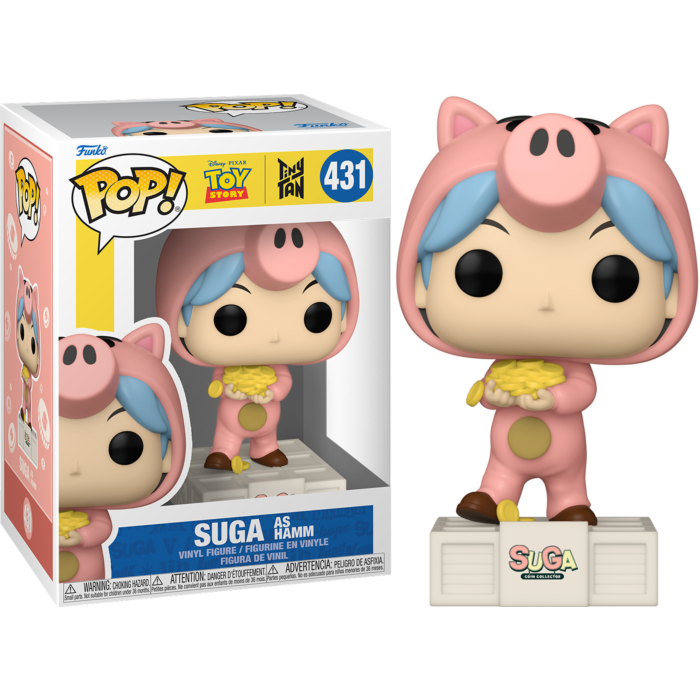 Toy Story x TinyTAN: BTS - Suga as Hamm Pop! Vinyl Figure