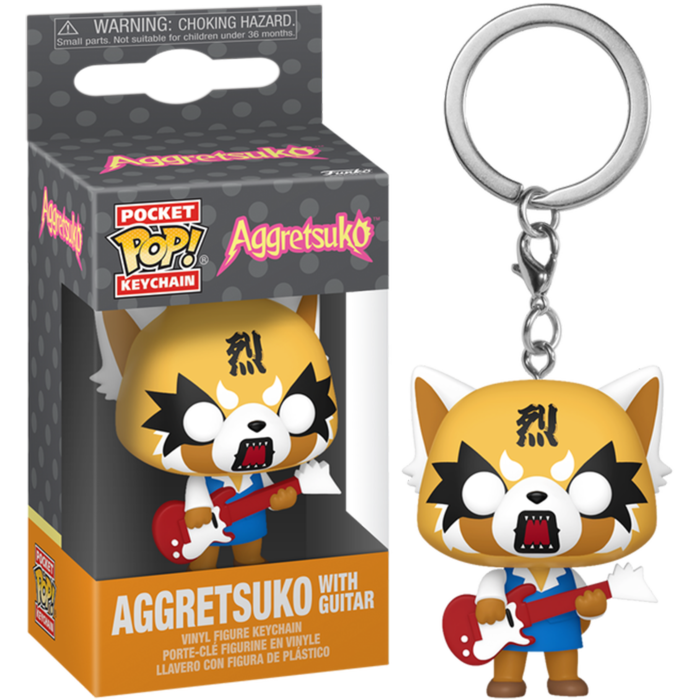 Aggretsuko - Aggretsuko with Guitar Pocket Pop! Keychain