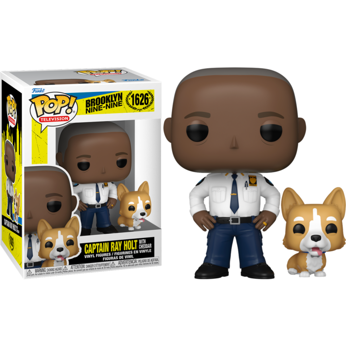 Pre-Order: Brooklyn Nine-Nine - Captain Raymond Holt with Cheddar Pop! Vinyl Figure