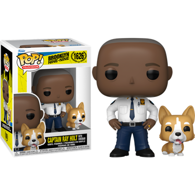 Brooklyn Nine-Nine - Captain Raymond Holt with Cheddar Pop! Vinyl Figure