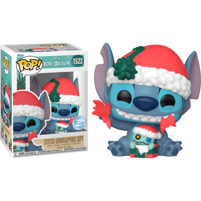 Lilo &amp; Stitch - Stitch Unwrapping Gift (Holiday) Pop! Vinyl Figure