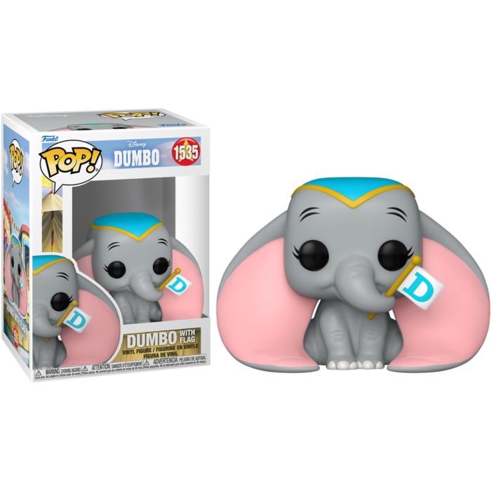 Dumbo (1941) - Dumbo with Flag Pop! Vinyl Figure