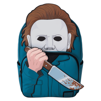 Pre- Order: Halloween - Michael Myers Cosplay Glow in the Dark 18&quot; Faux Leather Backpack