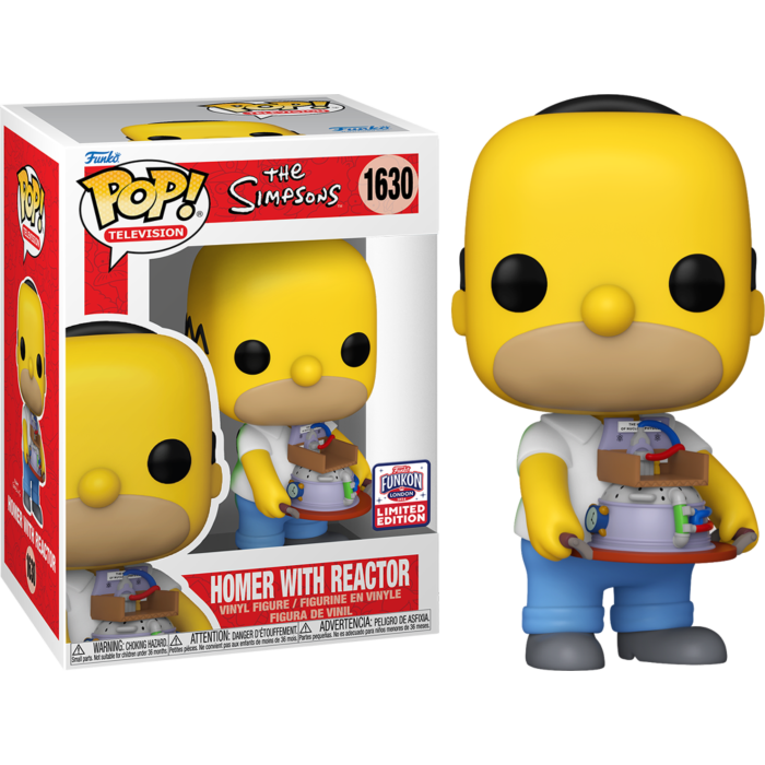 The Simpsons - Homer with Reactor Pop! Vinyl Figure (2024 Funkon London Convention Exclusive)