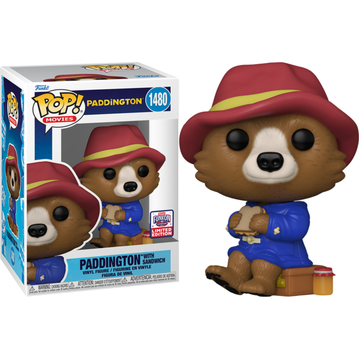 Paddington (2014) - Paddington with Sandwich Pop! Vinyl Figure (2024 Funkon London Convention Exclusive)