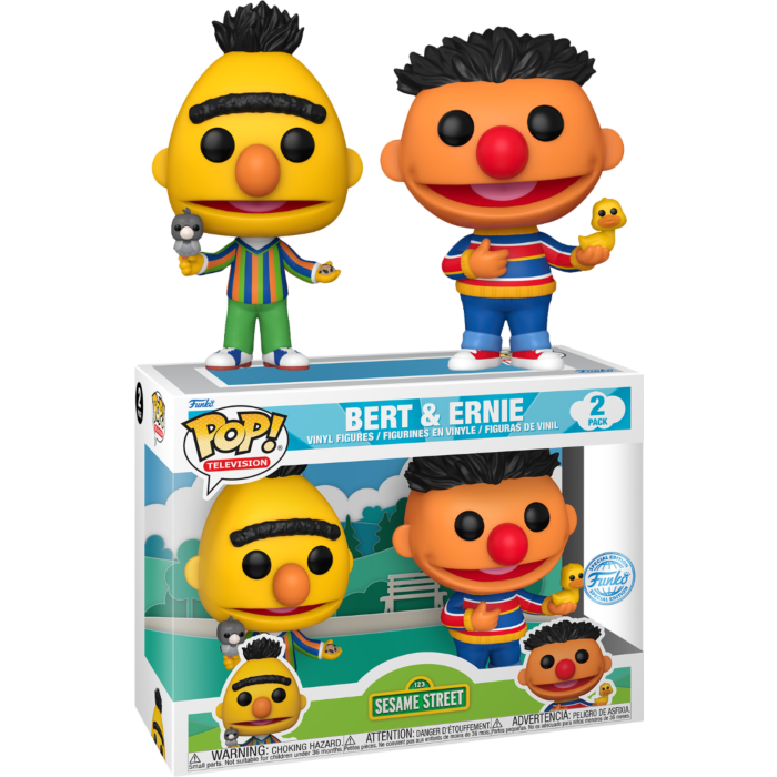 Sesame Street - Bert &amp; Ernie Pop! Vinyl Figure 2-Pack