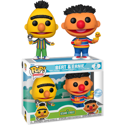 Pre-Order: Sesame Street - Bert &amp; Ernie Pop! Vinyl Figure 2-Pack