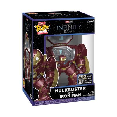 Pre-Order: Marvel - Hulkbuster with Iron Man Bitty Pop! Bot  Vinyl Figure