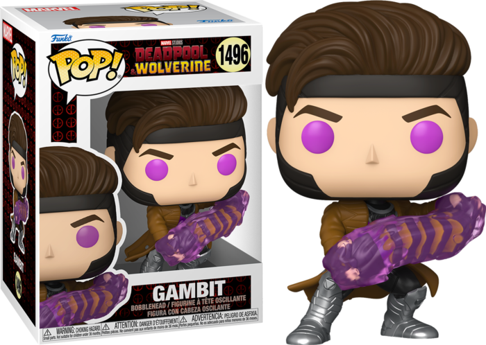 Pre-Order: Deadpool &amp; Wolverine (2024) - Gambit Pop! Vinyl Figure