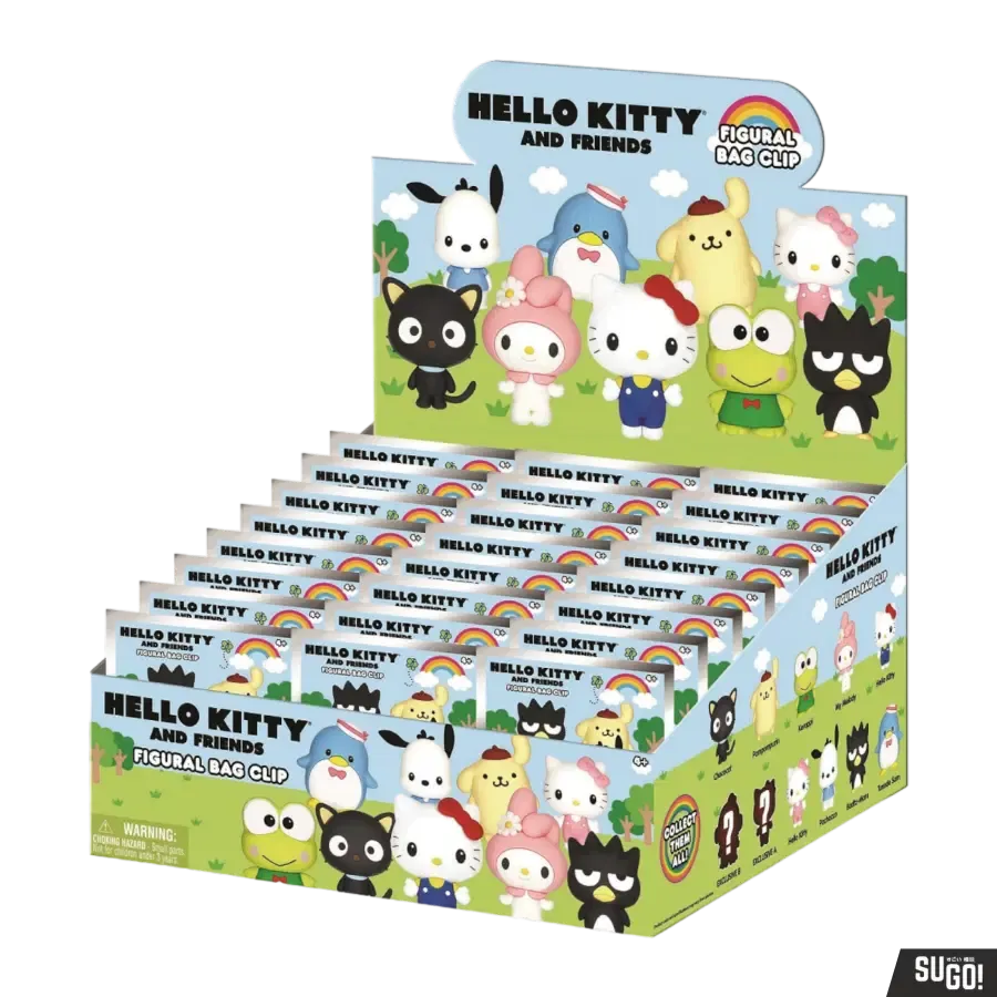 Monogram International Inc. Hello Kitty – Figural Bag Clips Series 1 Blind Bag (1 Random Bag)