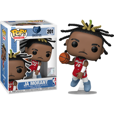 Pre-Order: NBA Basketball - Ja Morant Memphis Grizzlies 2024 City Edition Pop! Vinyl Figure