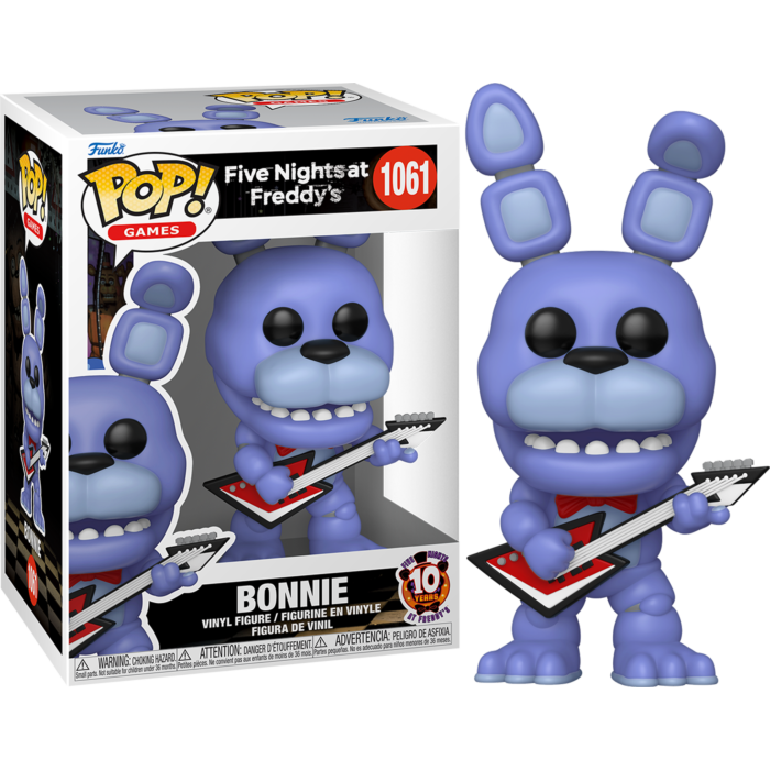 Five Nights at Freddy&#39;s: 10th Anniversary - Bonnie with Guitar Pop! Vinyl Figure