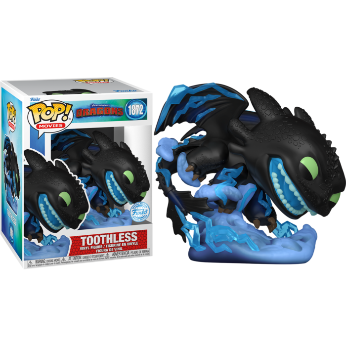 How to Train Your Dragon - Toothless with Lightning Premium Pop! Vinyl Figure