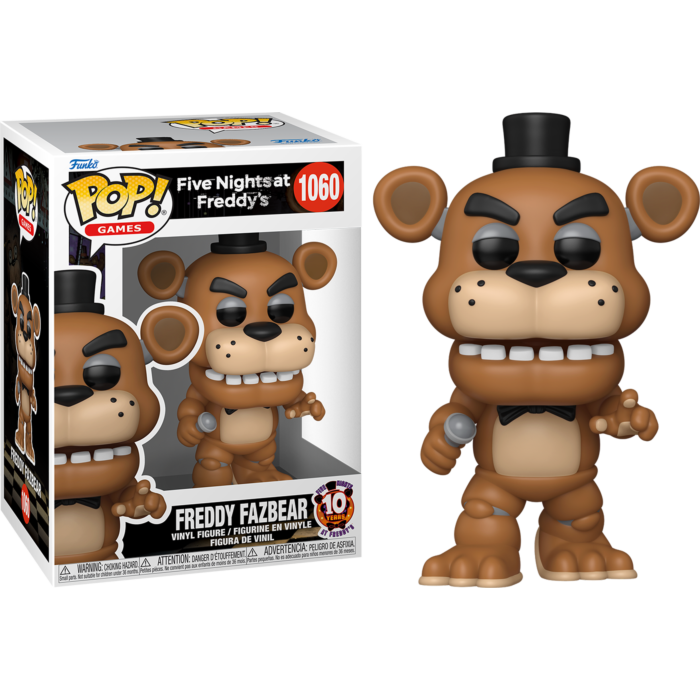 Five Nights at Freddy&#39;s: 10th Anniversary - Freddy Fazbear Pop! Vinyl Figure