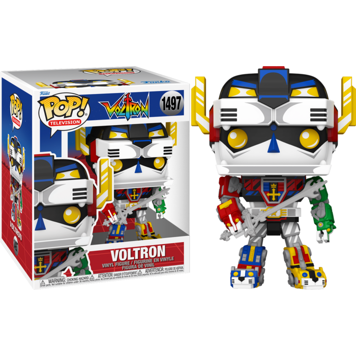 Voltron: Defender of the Universe - Voltron (Retro) Super Sized 6&quot; Pop! Vinyl Figure