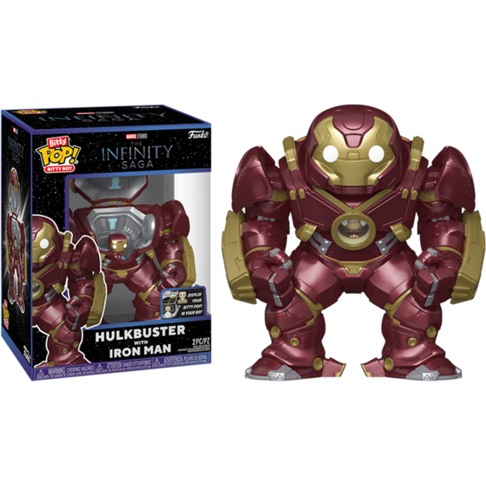 Marvel: The Infinity Saga - Hulkbuster with Iron Man Bitty Pop! Bot Vinyl Figure