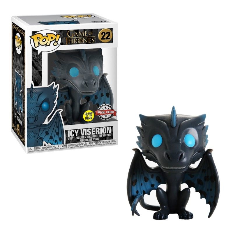 Game Of Thrones- Icy Viserion Glow Pop! Vinyl Figure