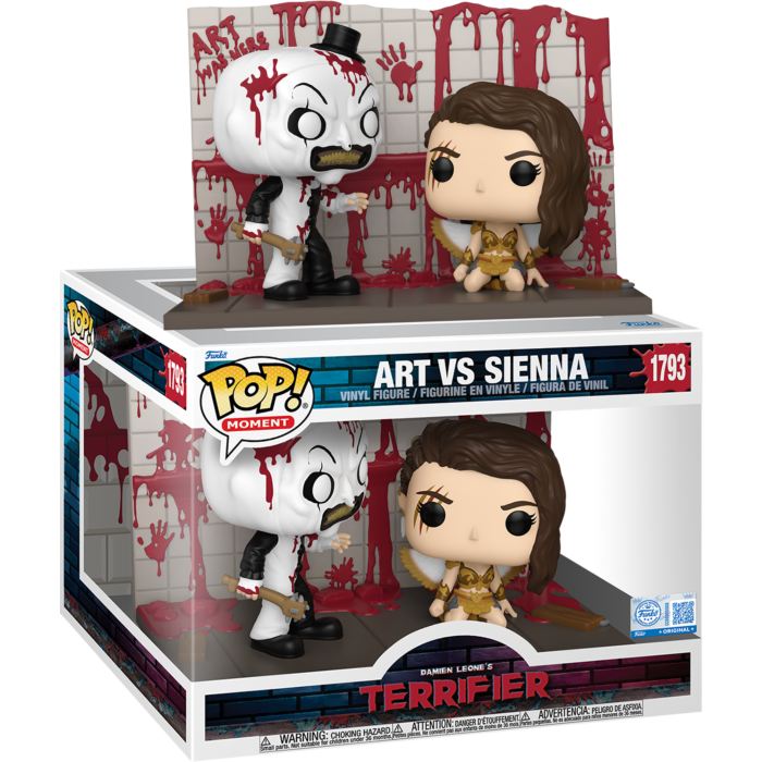 Terrifier 2 - Art vs. Sienna Pop! Moment Vinyl Figure