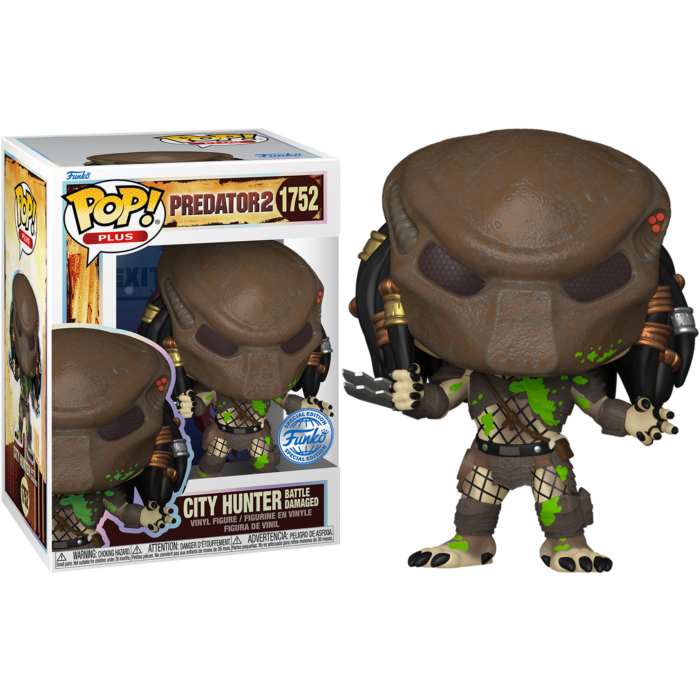 Predator 2 - City Hunter (Battled Damaged) Pop! Plus Vinyl Figure