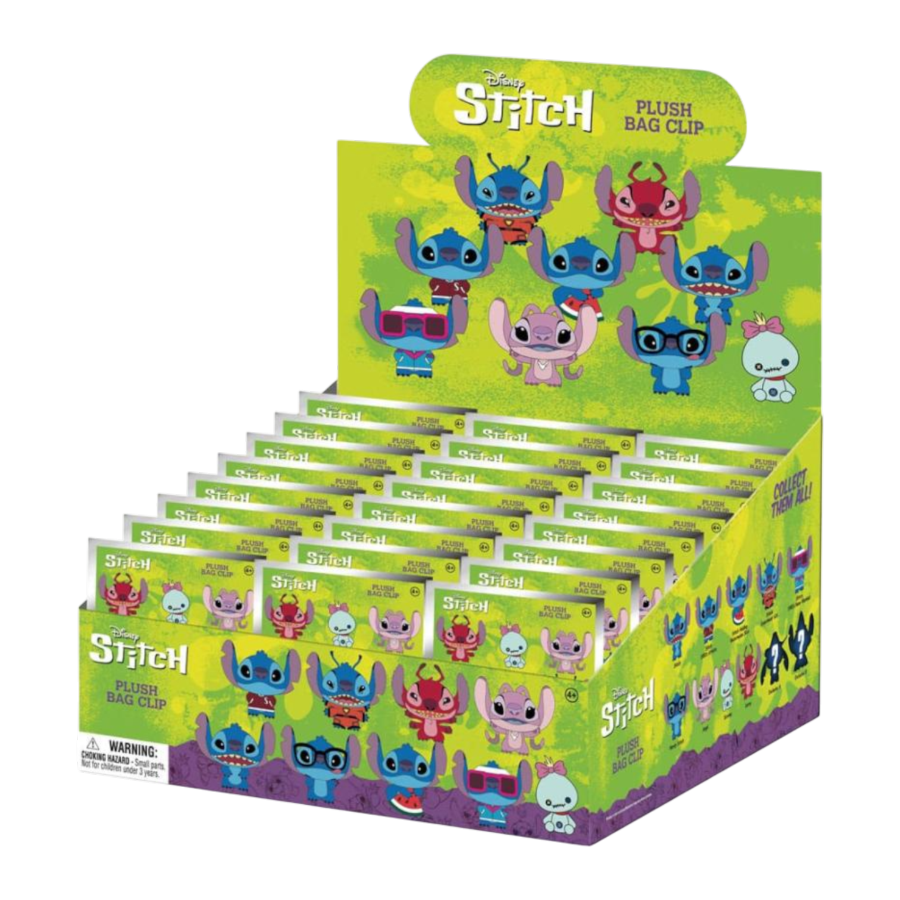 Lilo &amp; Stitch - Stitch Plush Keychain Blind Bags (1 Single Bag)