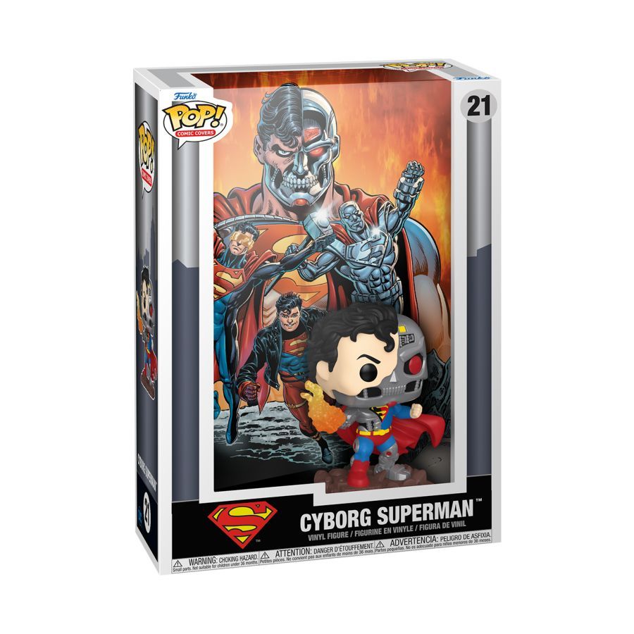 Pre-Order: DC Comics - Cyborg Superman Pop! Comic Cover