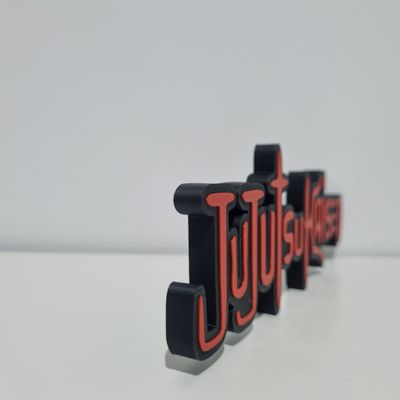 3D Print Logo- Jujutsu Kaisen view 2 - Mighty Toys Australia