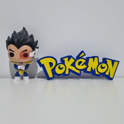 3D Print Logo- Pokemon view 2 - Mighty Toys Australia