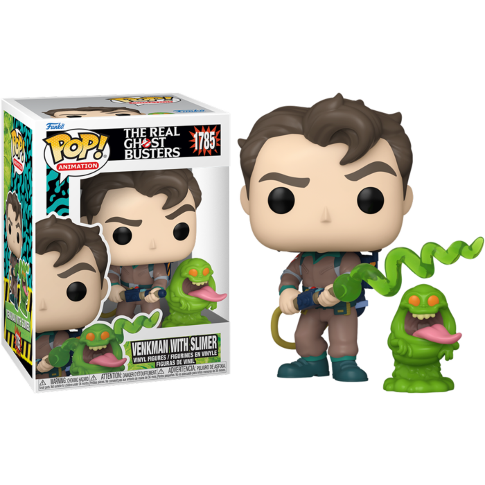 The Real Ghostbusters (1986) - Venkman with Slimer Pop! Vinyl Figure
