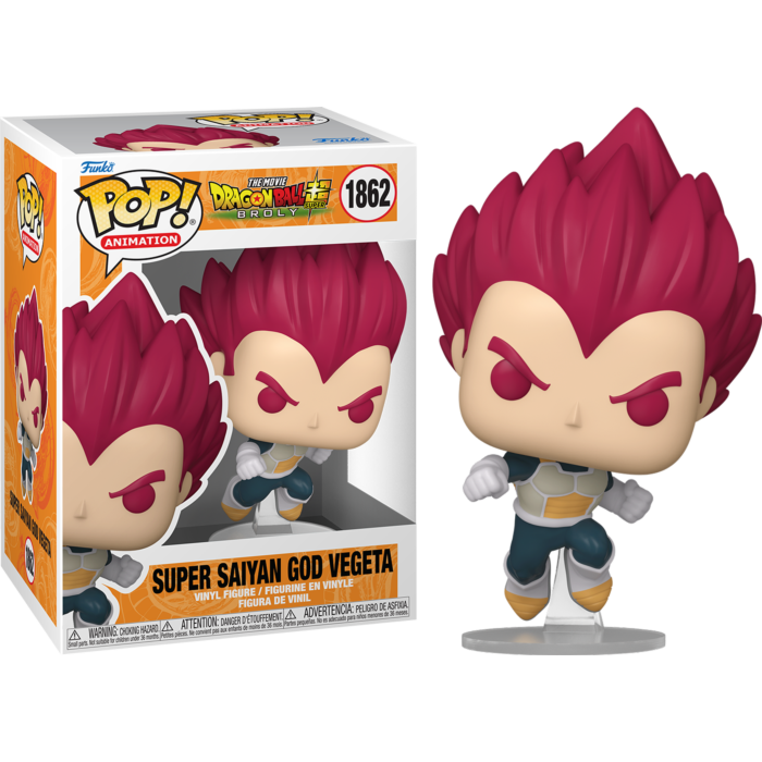 Pre-Order: Dragon Ball Super: Broly - Super Saiyan God Vegeta Pop! Vinyl Figure