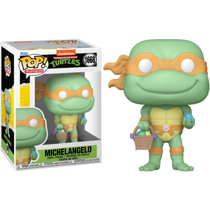 Teenage Mutant Ninja Turtles - Michelangelo with Easter Basket Pop! Vinyl Figure