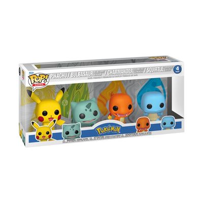 Pokemon - Starters Pop! Vinyl 4-Pack Figure