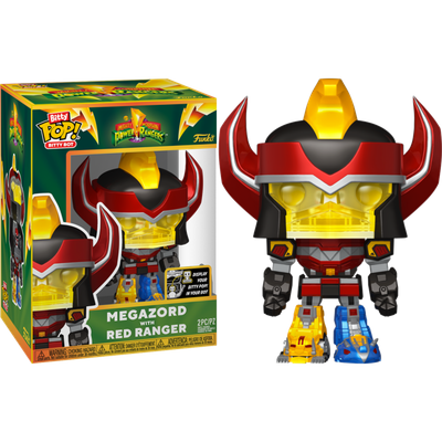 Mighty Morphin Power Rangers - Megazord with Red Ranger Bitty Pop! Bot Vinyl Figure