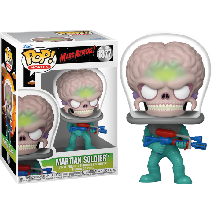 Mars Attacks - Martian Soldier with Atomic Ray Gun Pop! Vinyl Figure